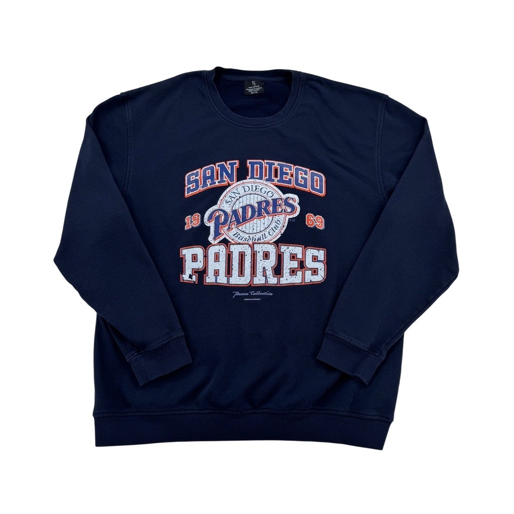 Peace Collective San Diego Padres Sweatshirt Mens XXL Navy Excellent Graphic MLB